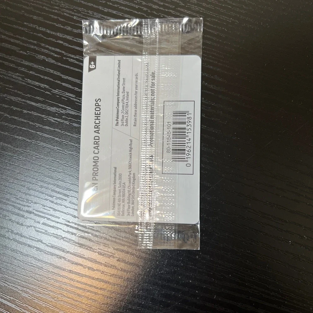 Pokemon Archeops 051/086 Chicago Field Museum Sealed Promo Card